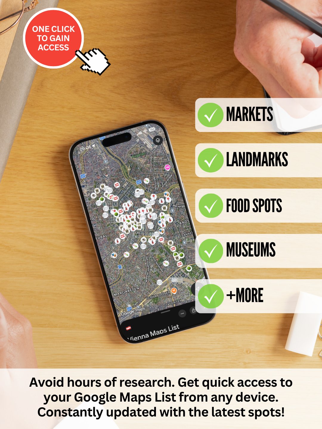 Vienna: 100+ Best Locations (Instant Google Maps Digital List) product image (2)