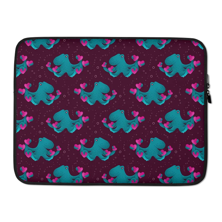 Octopus and Hearts Laptop Sleeve product image (2)