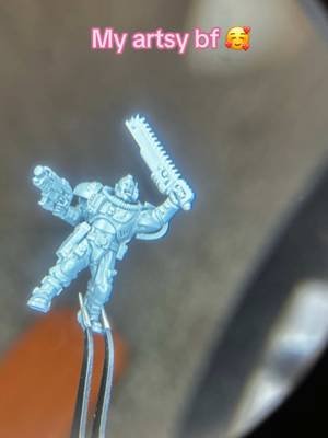 💕🥺i love watching his creative process 🎨+ he always tells me the #lore 🤭📚🫖#warhammerpainting #miniatures 🩷💕 #artpainting 🌷🌸🍓☺️  