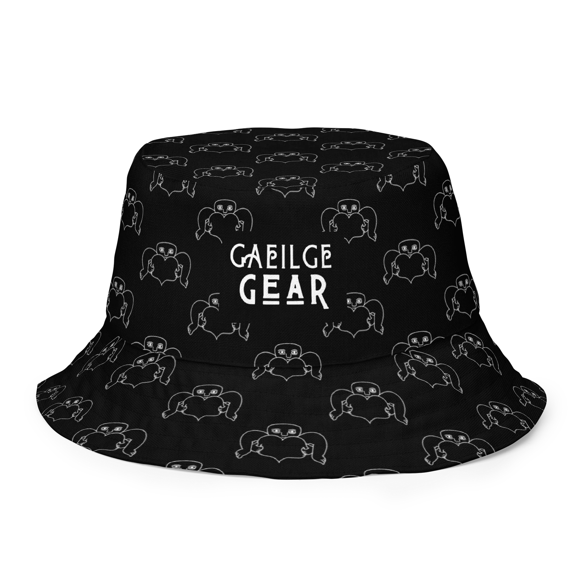Sheela Claddagh | Reversible Bucket Hat in Irish / Gaeilge / Gaelic product image (1)