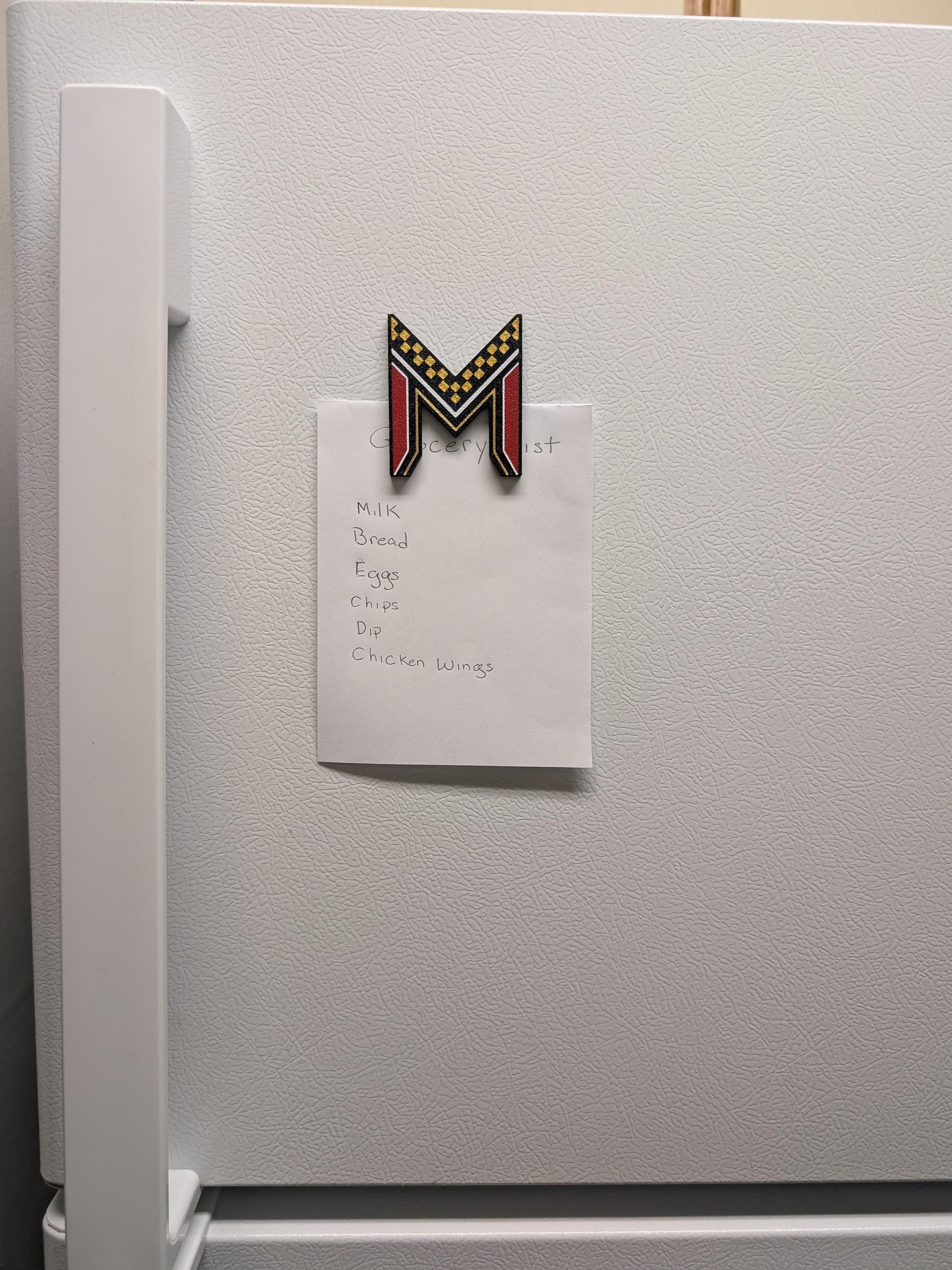 Maryland Geometric 3D Printed Magnet | Modern State Pride Fridge Decor product image (3)