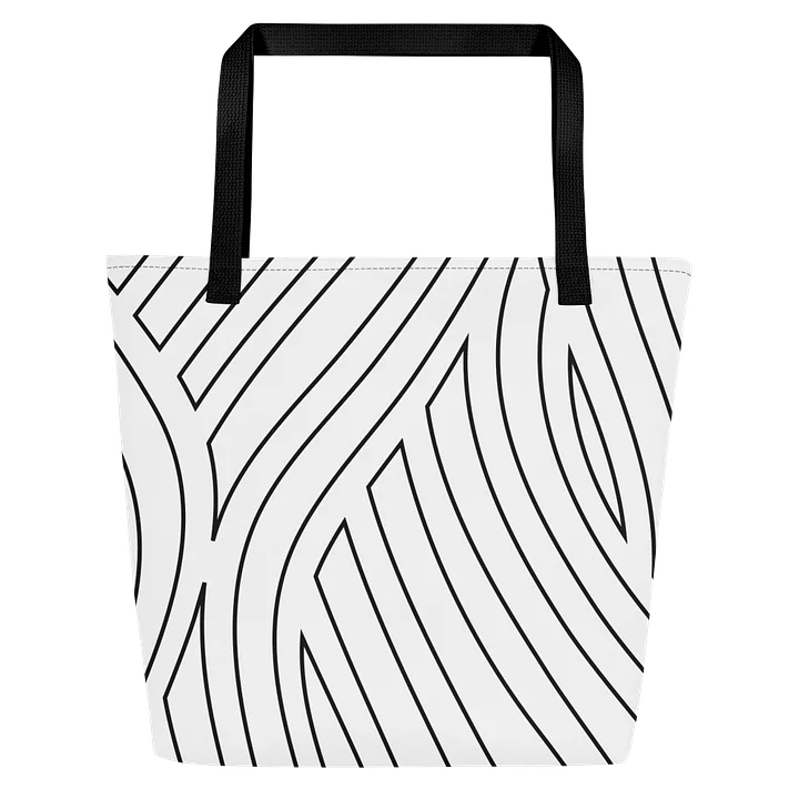 Custom line work tote bag💋 product image (2)