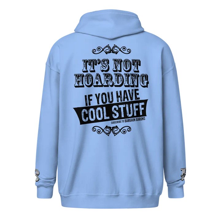 ITS NOT HOARDING (Zipper Hoodie - Light) product image (2)