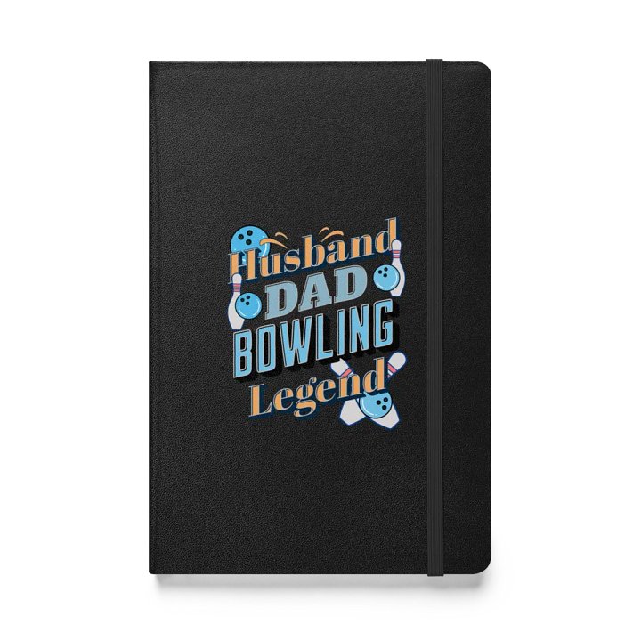 Husband Dad Bowling Legend Hardcover Journal product image (1)