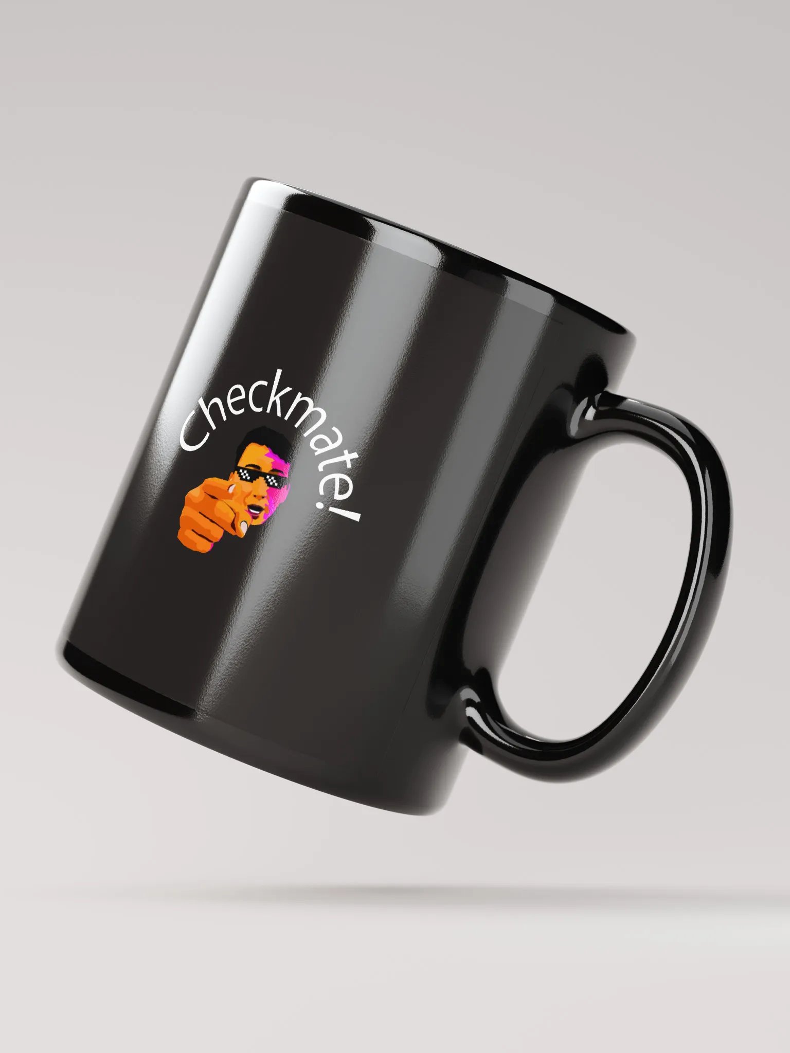 Black "Checkmate!" Cup product image (3)