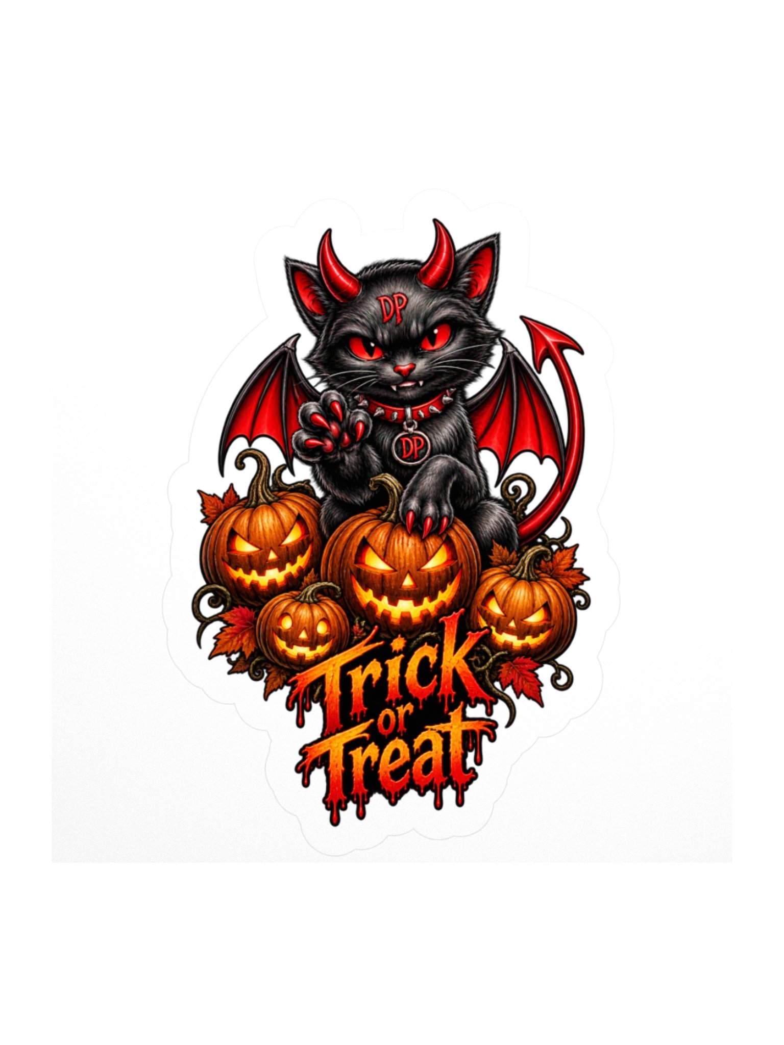 Scratch Trick or Treat 3" x 3" sticker product image (1)