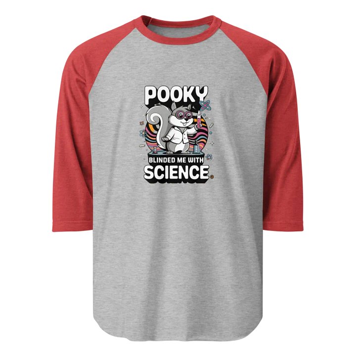 Pooky's Science Squirrel Raglan Tee product image (1)