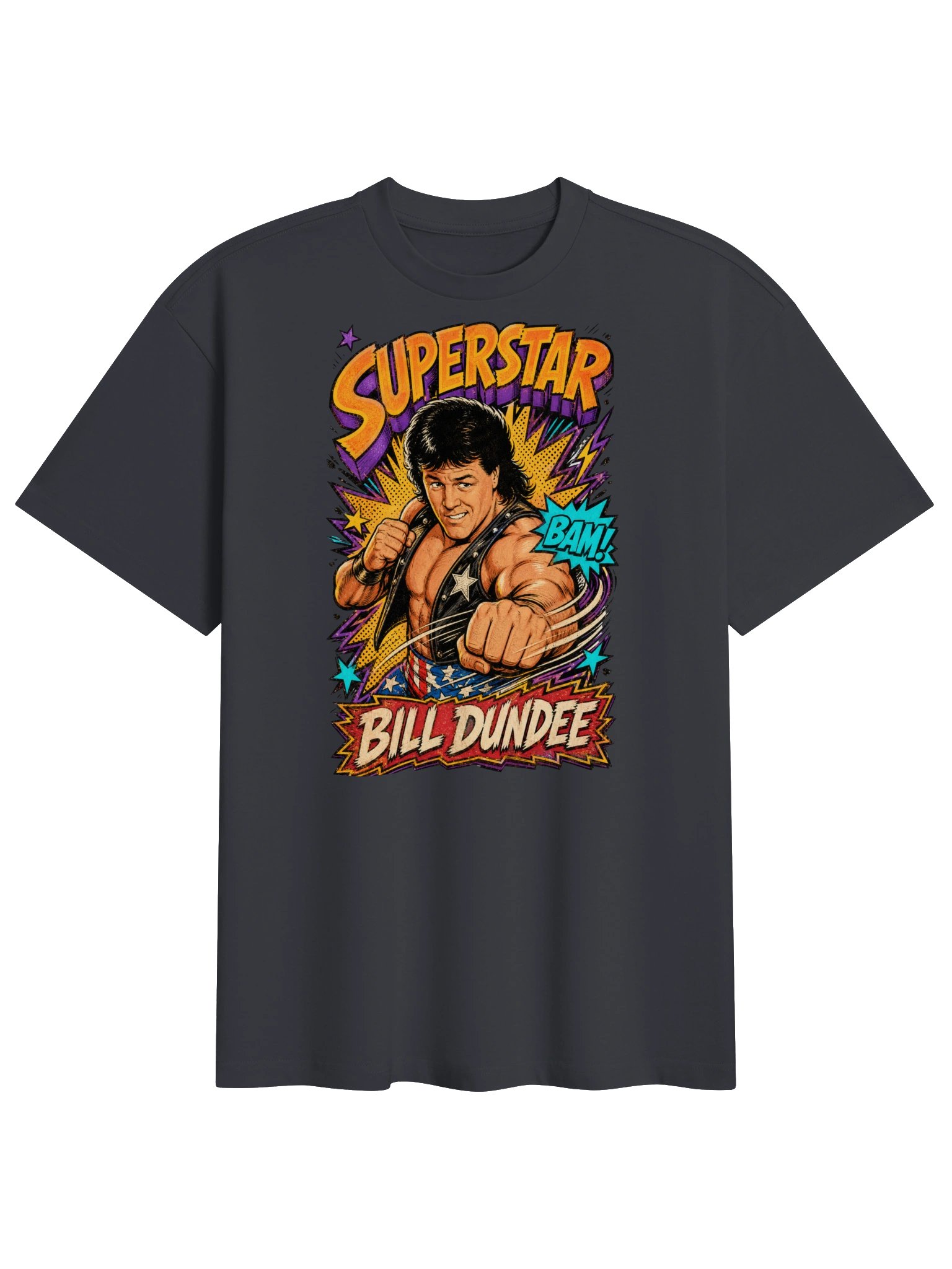 BILL DUNDEE RETRO STREETWEAR TEE product image (1)