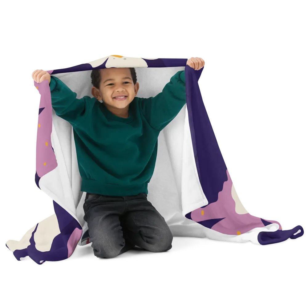 Violet & Golden Flowers Blanket product image (11)