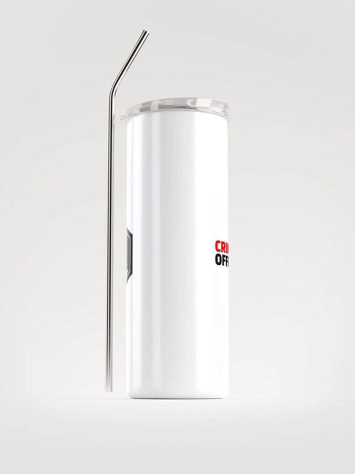 20oz Stainless Steel Tumbler W/ Straw product image (1)