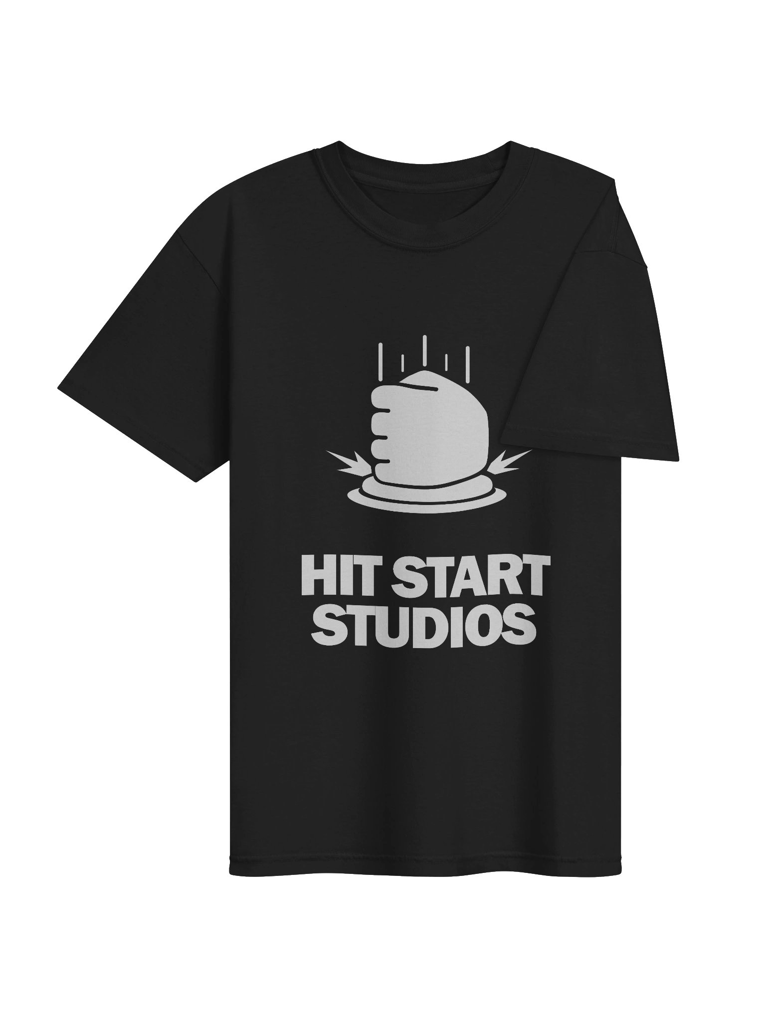 Hit Start Garment-Dyed Heavyweight T-Shirt Black product image (4)
