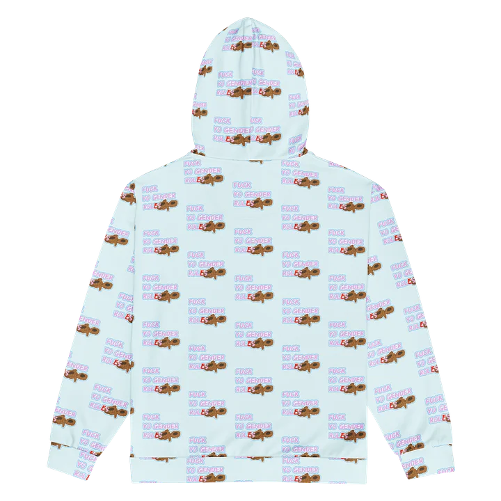 F--k Yo Gender Rol[e]s - Middle Zip Hoodie product image (2)