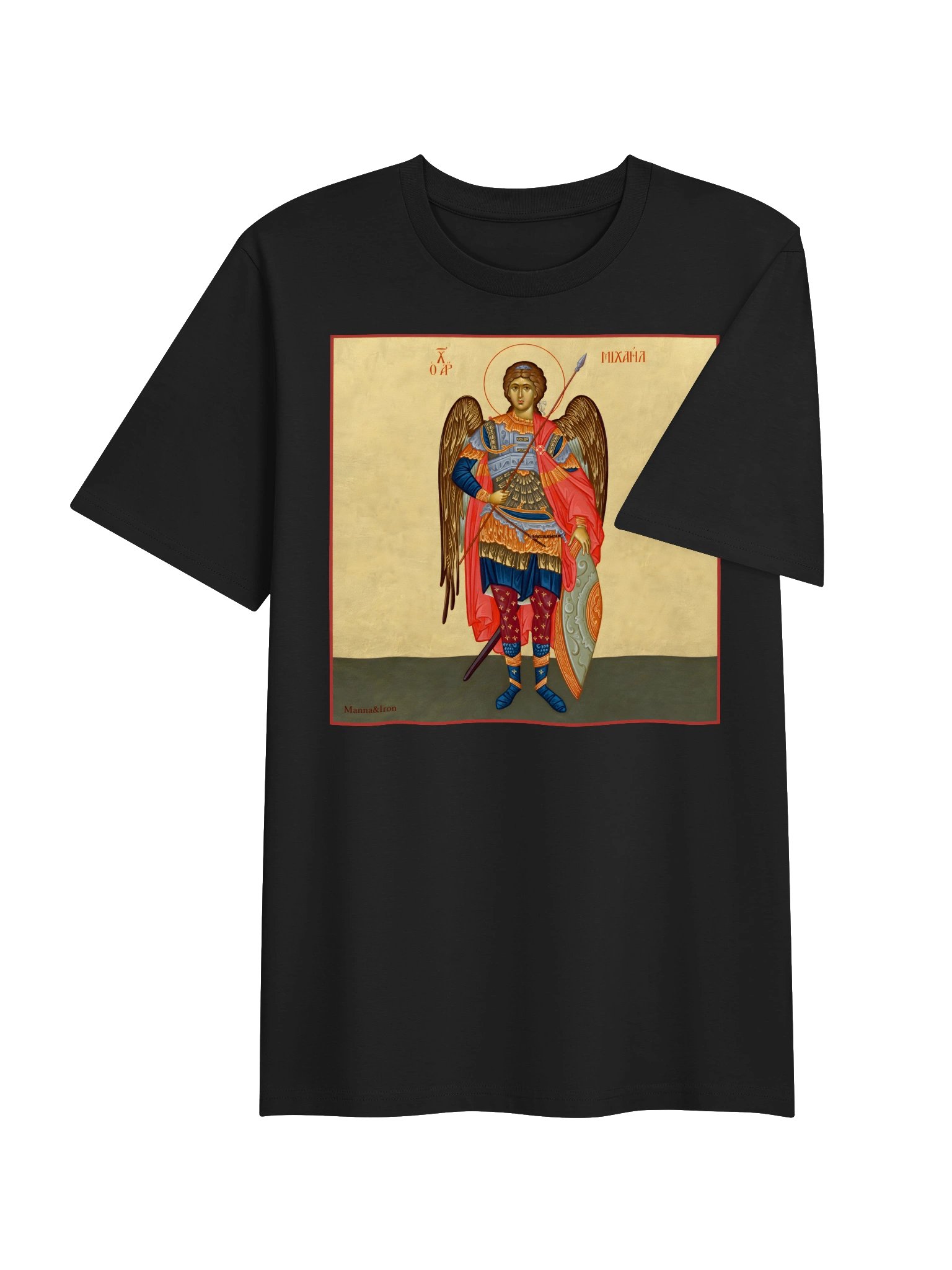 Orthodox Michael The Archangel Icon Tee by Manna & Iron *Organic product image (37)