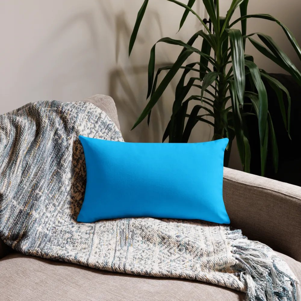 Blue Color Block Pillow Case product image (5)