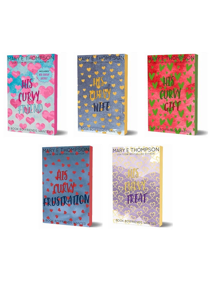 Book Boyfriends Wanted books 1-5 BUNDLE (PAPERBACKS) HEART COVERS product image (1)