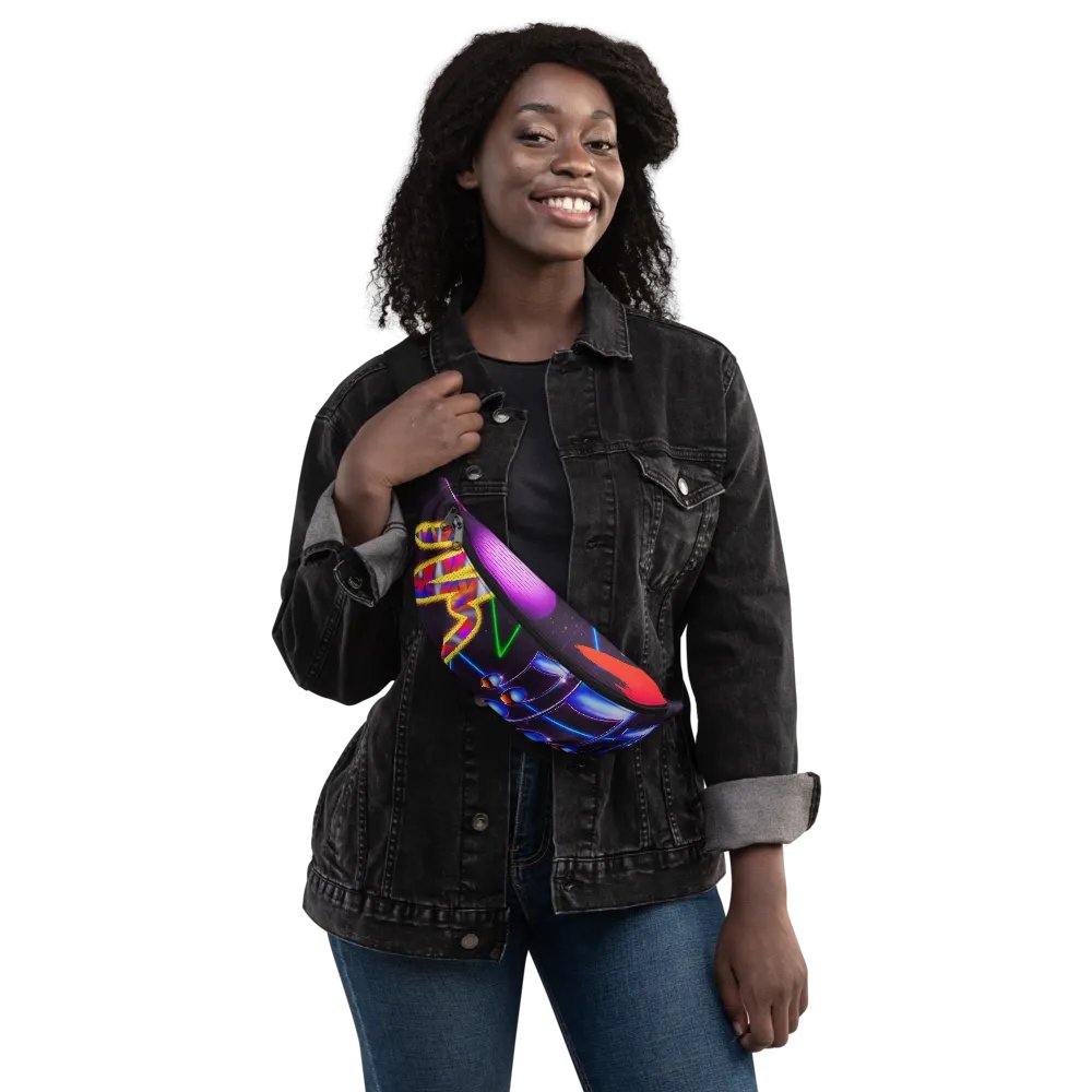80's High - Retro Collection Synthwave Fanny Pack product image (3)