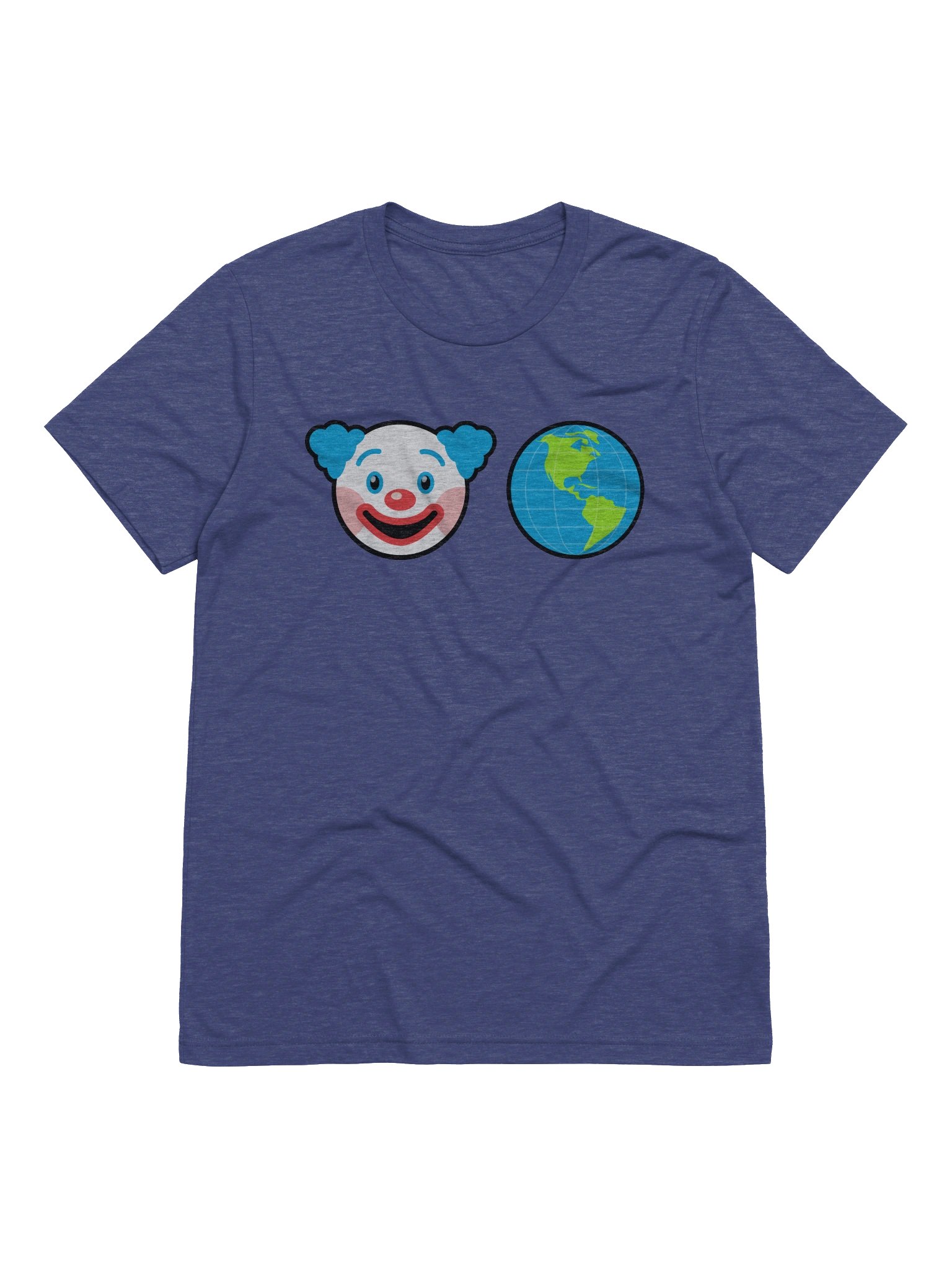 CLOWN WORLD! (triblend shirt) product image (1)