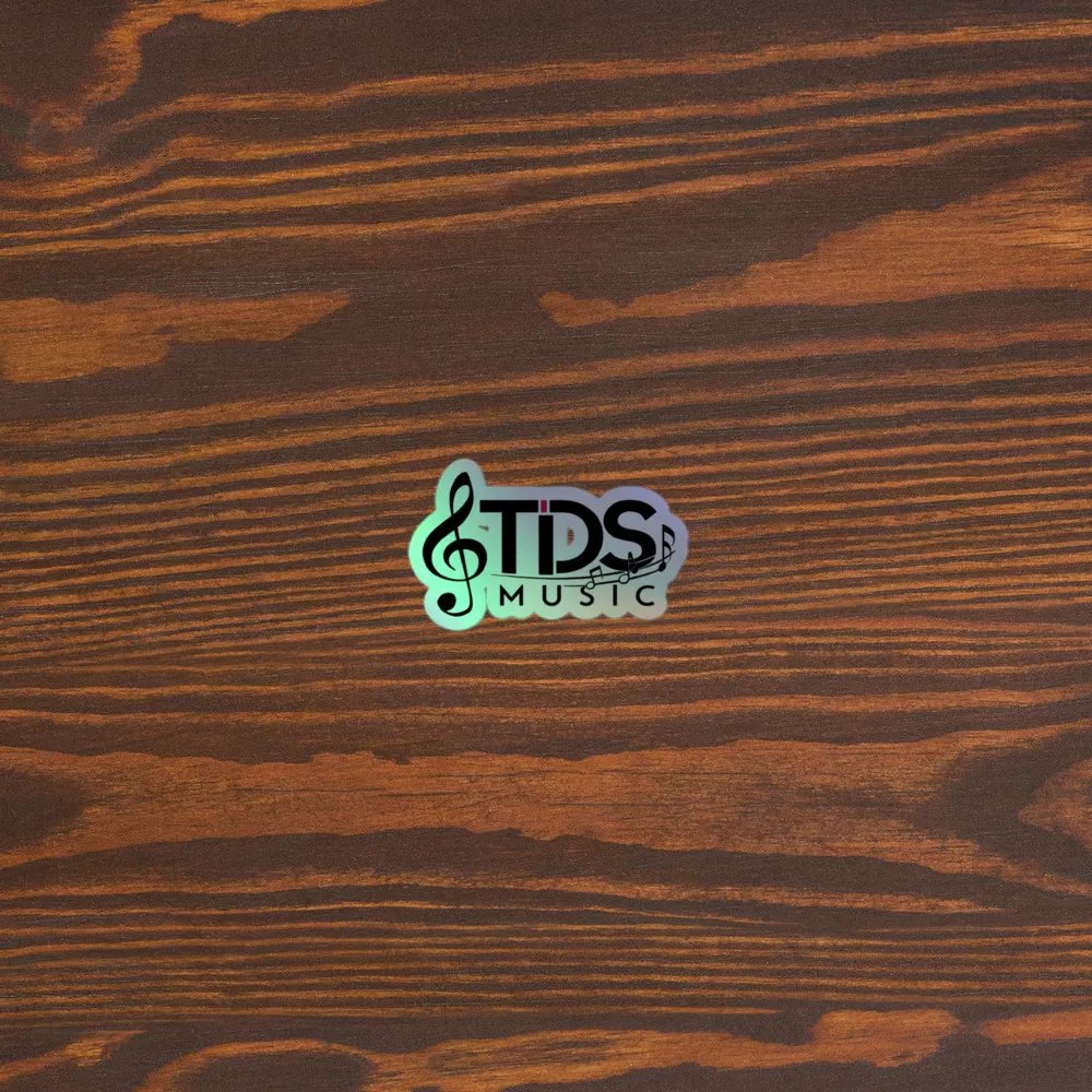 Exclusive Holographic Music Clef Sticker | Premium Vinyl | TDS Music product image (5)
