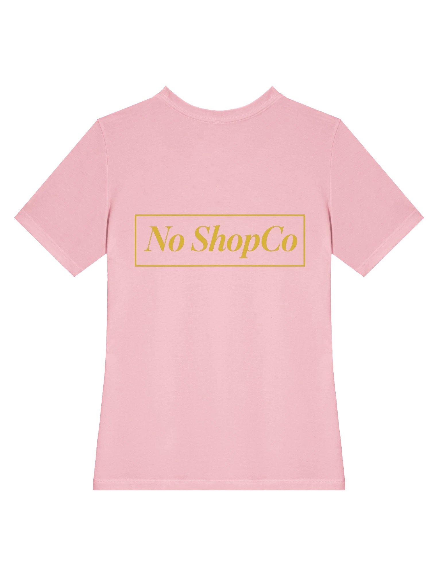 No Middle Finger Point ShopCo Yellow Women’s Pink Tee product image (4)