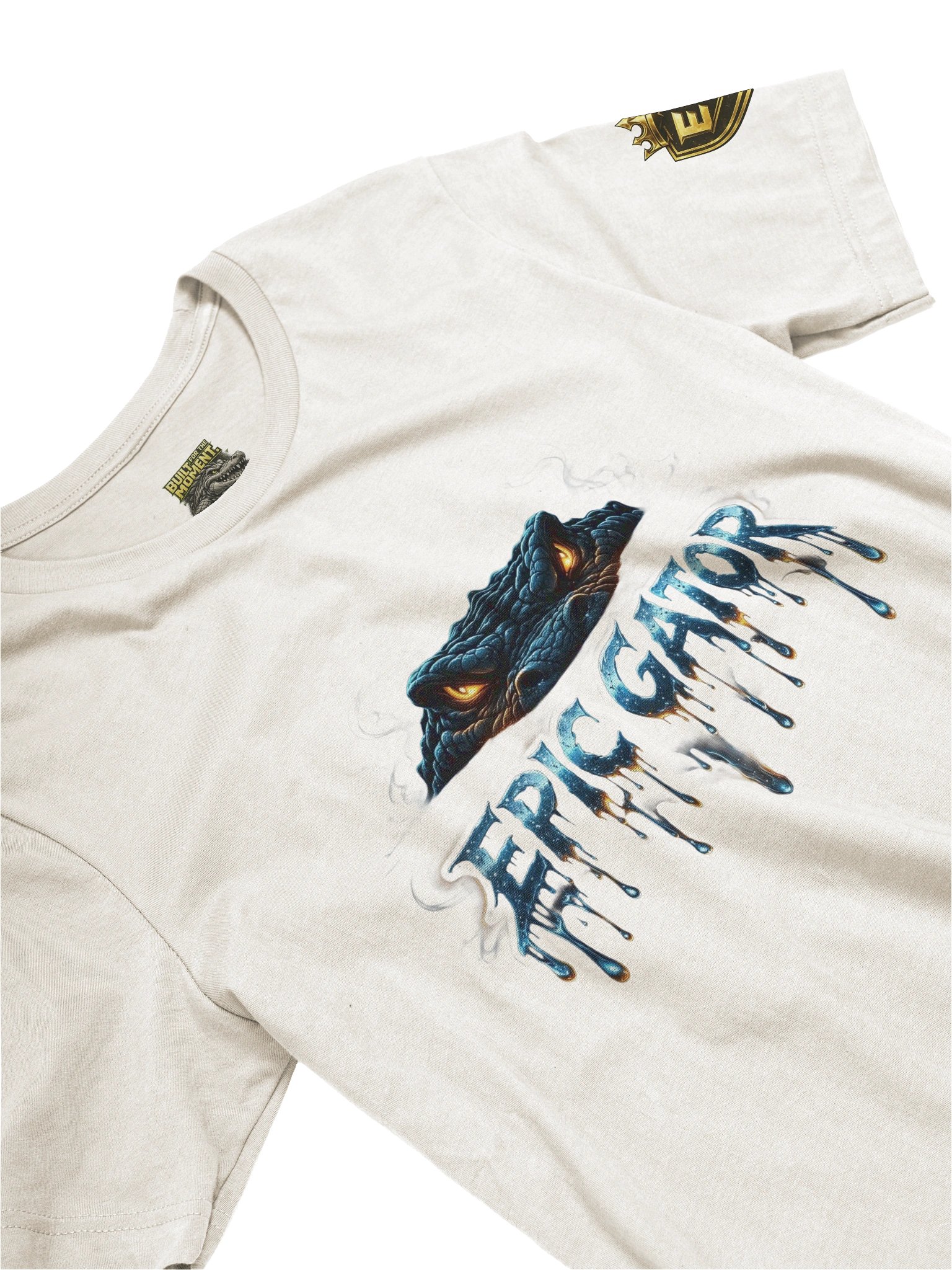 EPIC GATOR Drip T-Shirt – Premium Bella Canvas 3001 Airlume Cotton | Streetwear Graphic Tee | Unisex EGTV Apparel product image (6)