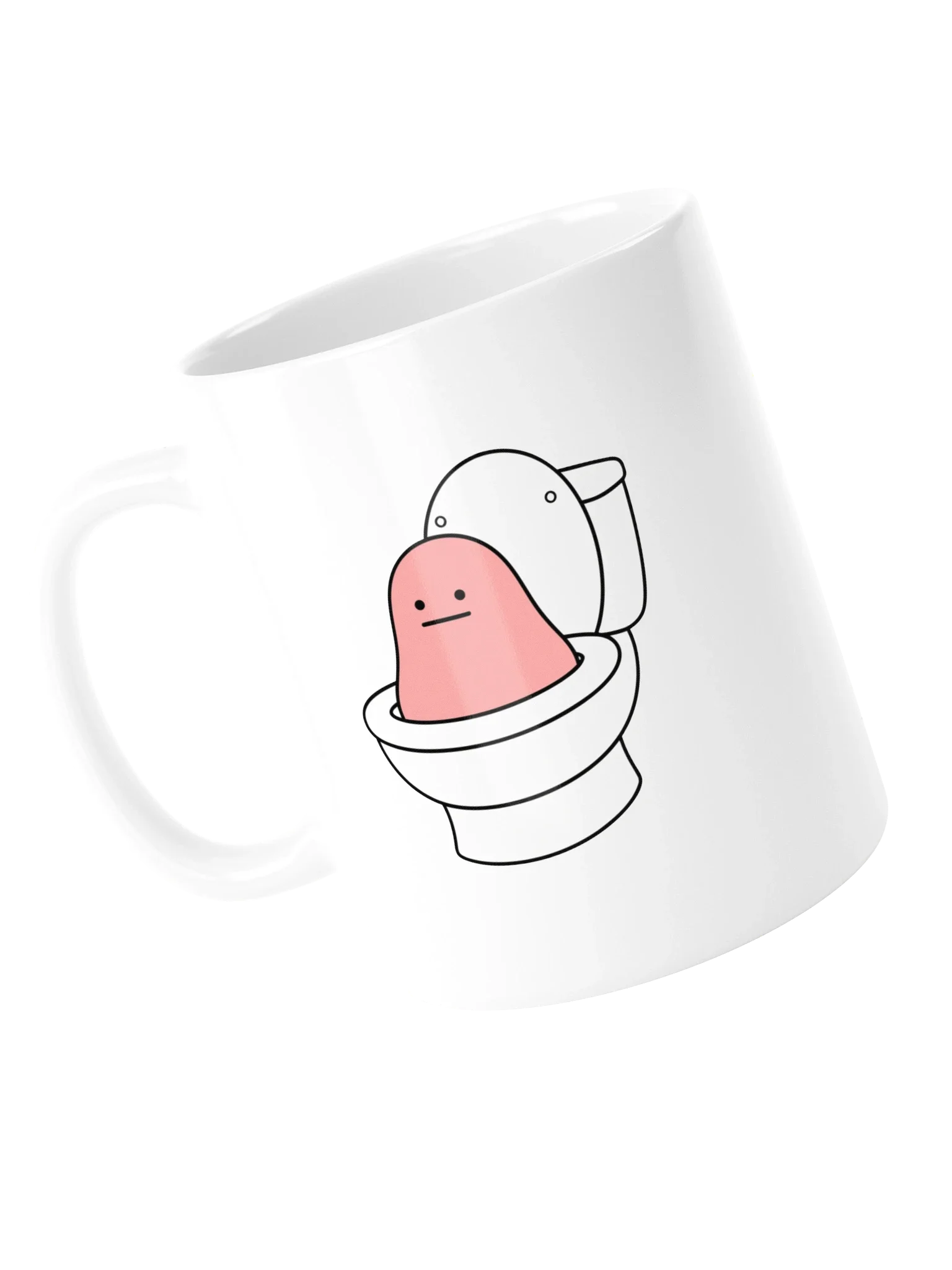 Toilet Meat Glossy Mug thumbnail 5