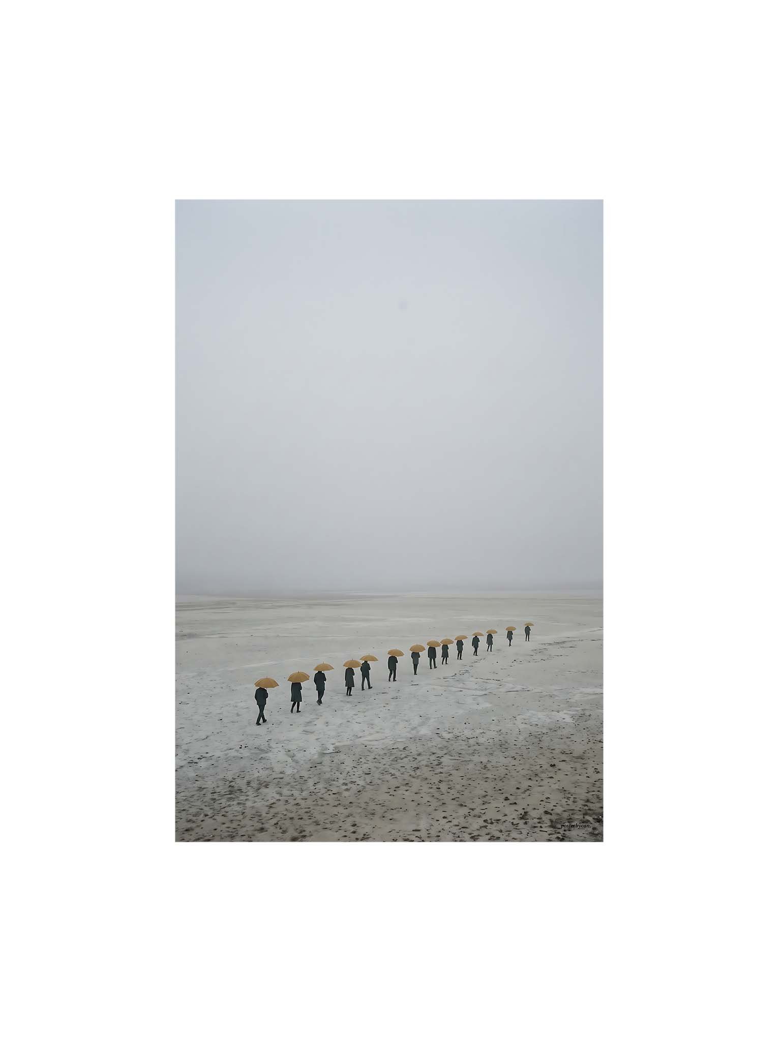 The Silent Parade - Moody Minimalist Wall Art product image (1)