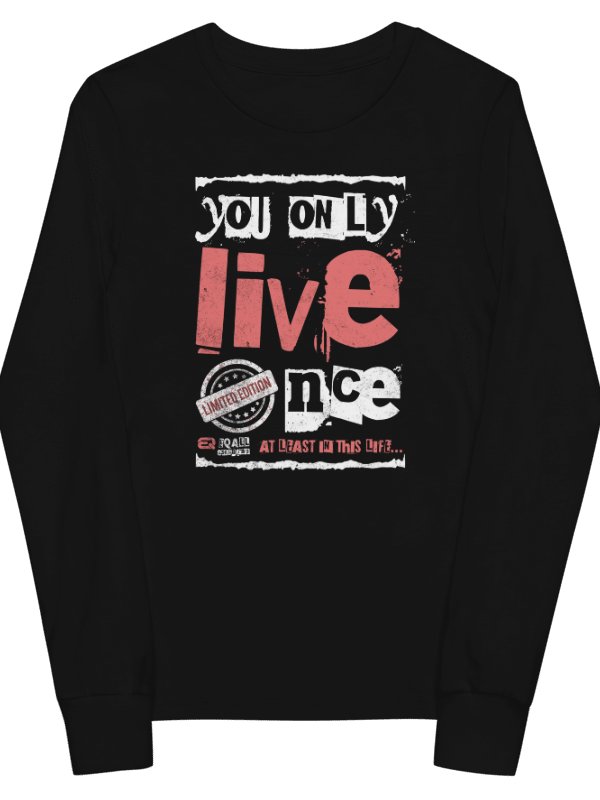 You Only Live Once! RAWKDZ Unisex Bella+Canvas R3CVR.i by EQALL® Essentials_Blush Red product image (2)