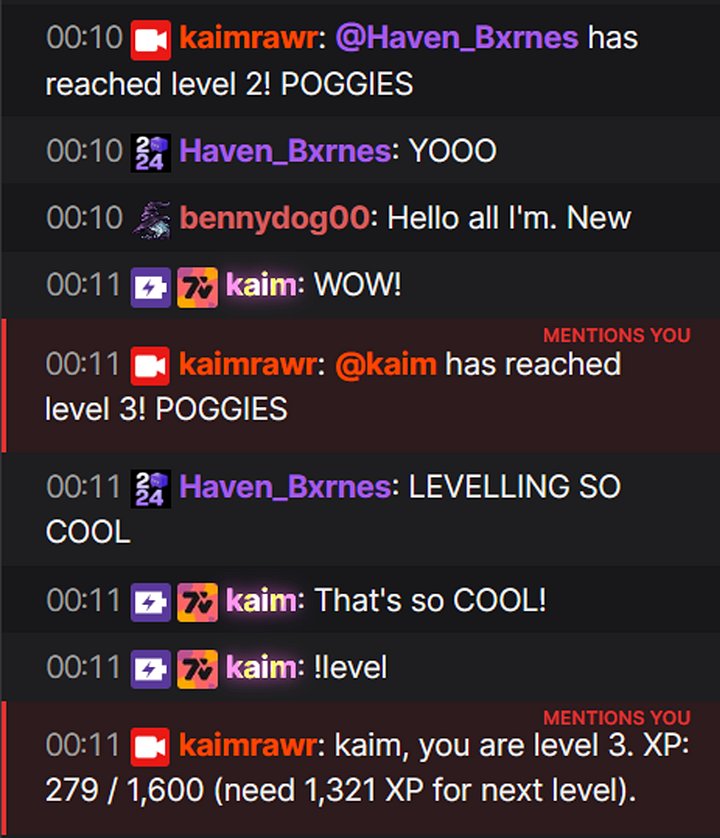 Twitch Chat Levelling System product image (2)