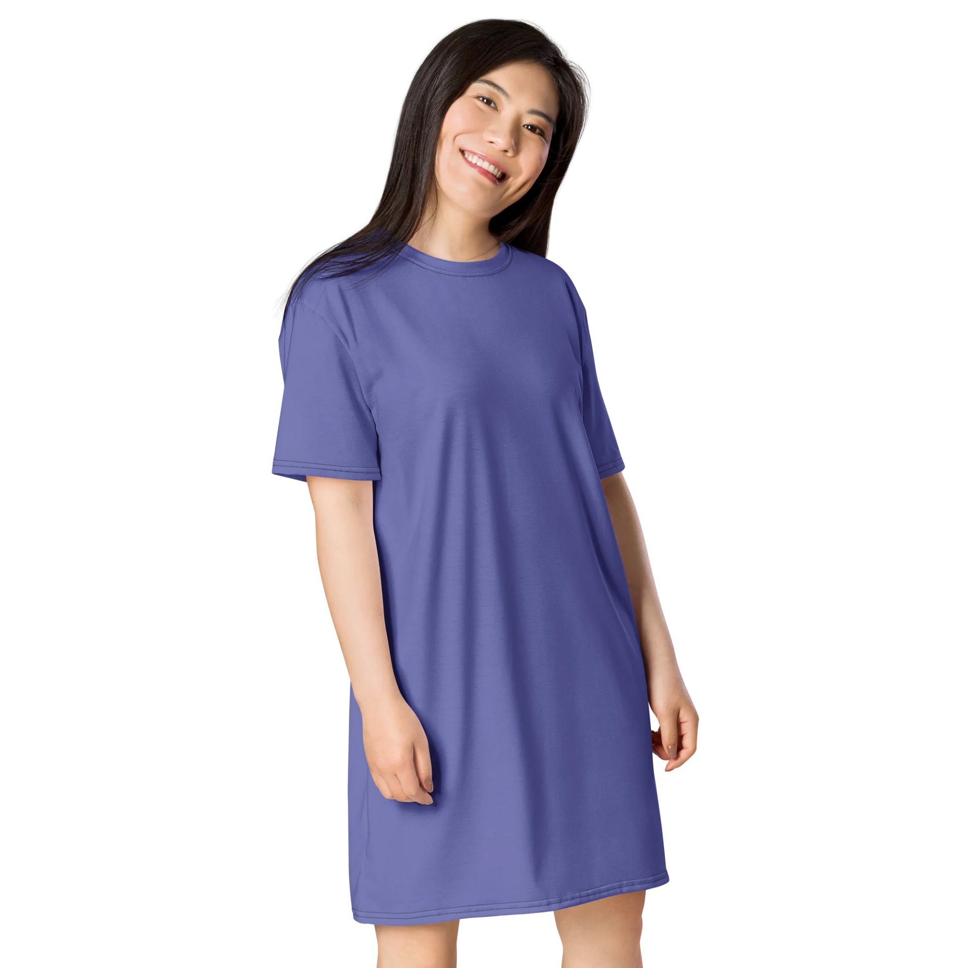 Oversized T-Shirt Dress - Serene Chetwode Blue, Sizes 2XS-6XL product image (4)