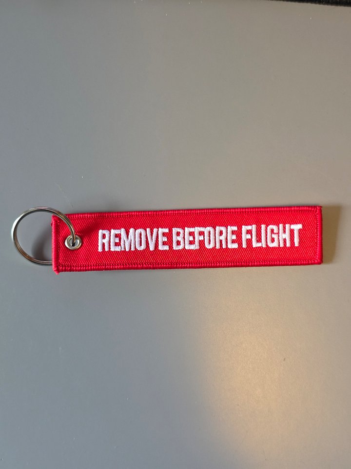 Remove Before Flight Keychain product image (2)