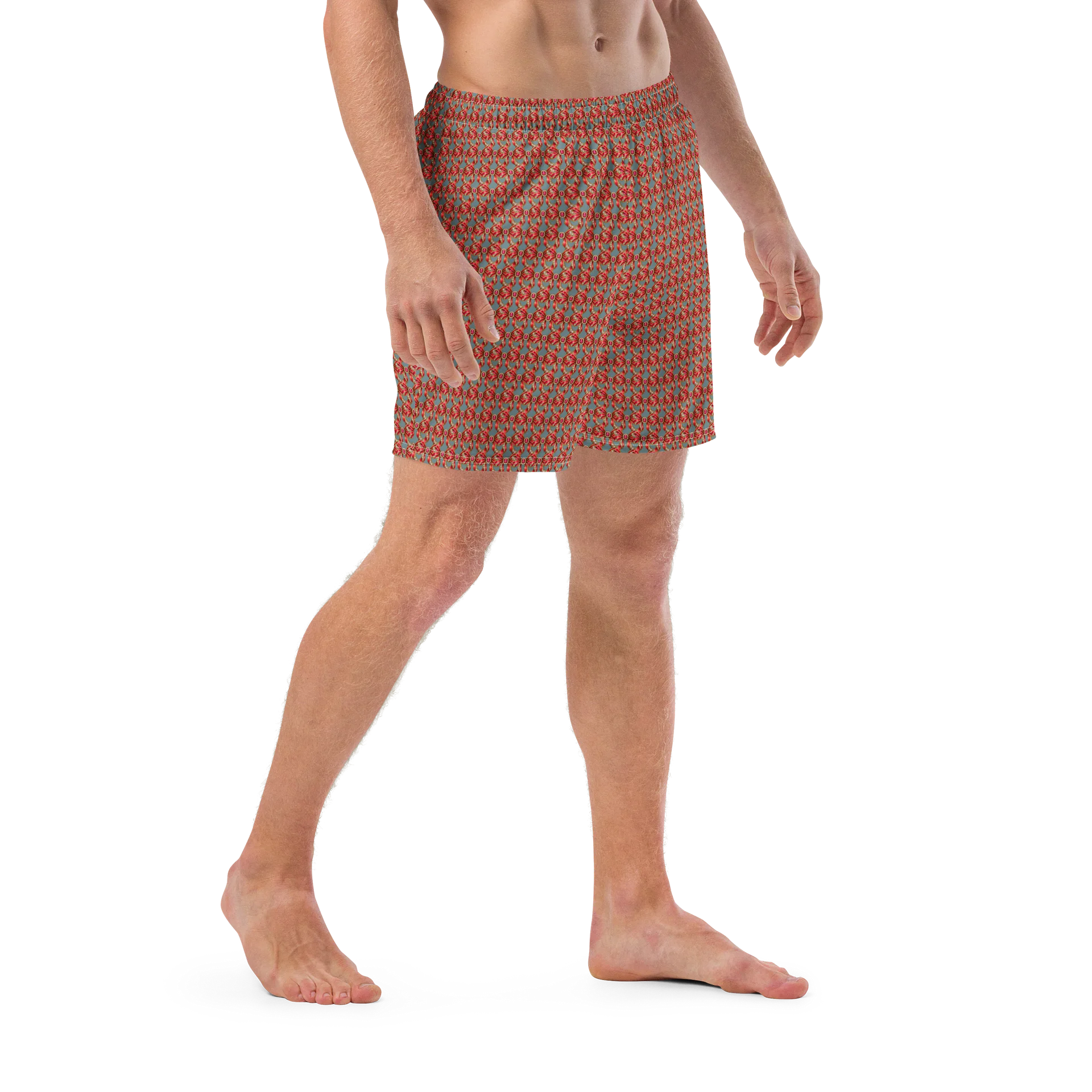 Geometric Mosaic Swim Trunks product image (6)