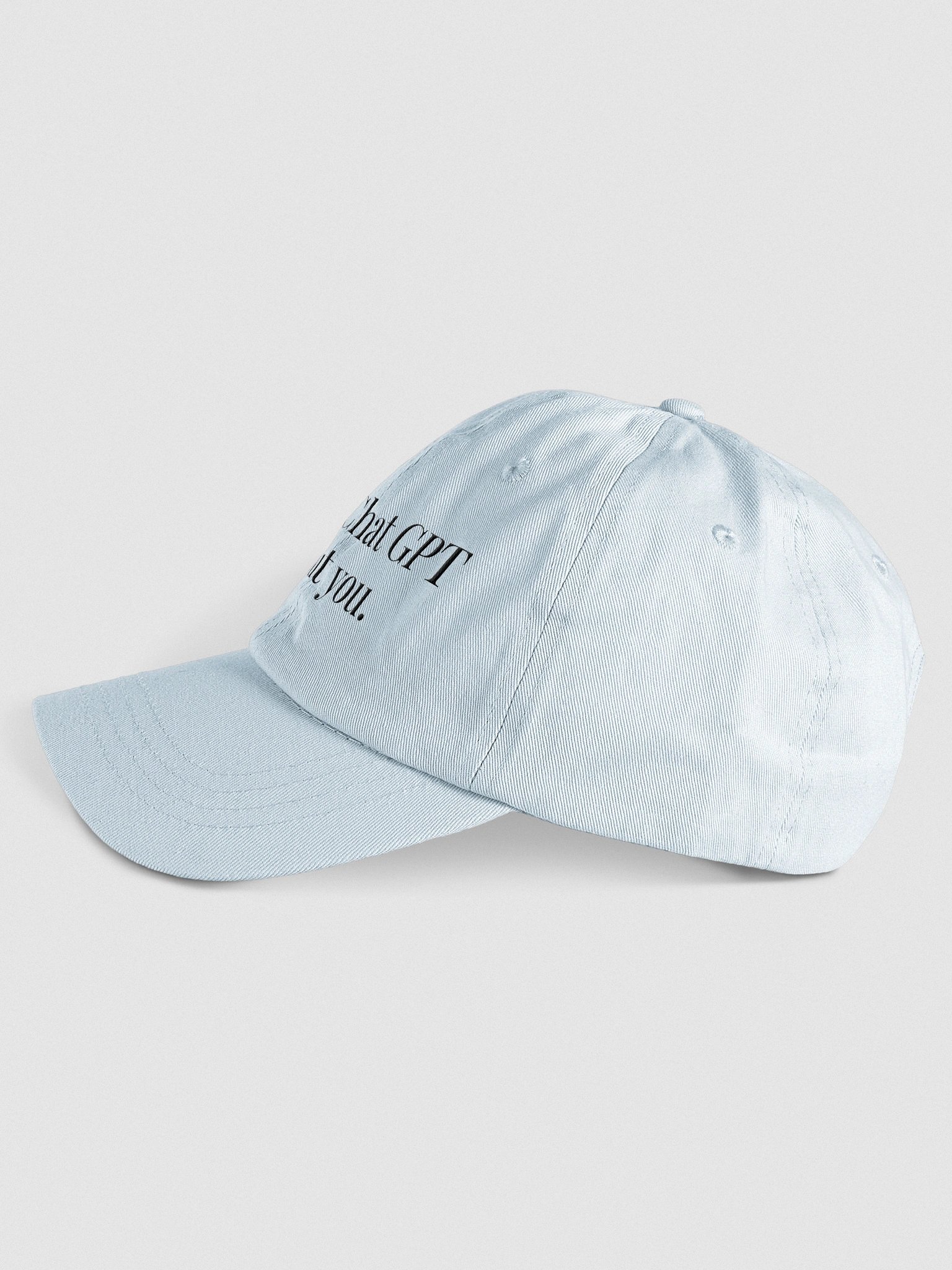 "I Told ChatGPT About You" – Beechfield Pastel Dad Hat product image (3)