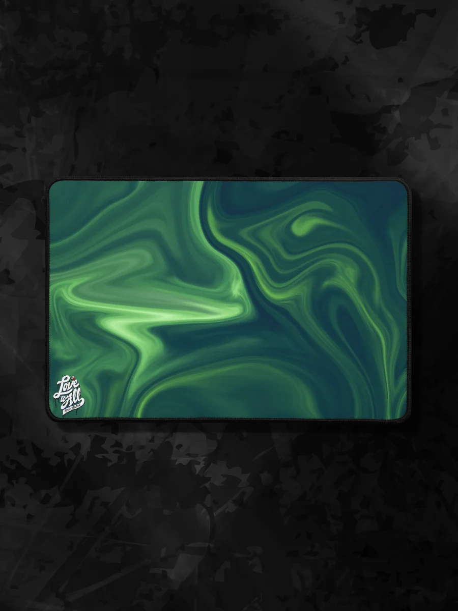 L2A Emerald Swirl Deskmat product image (1)