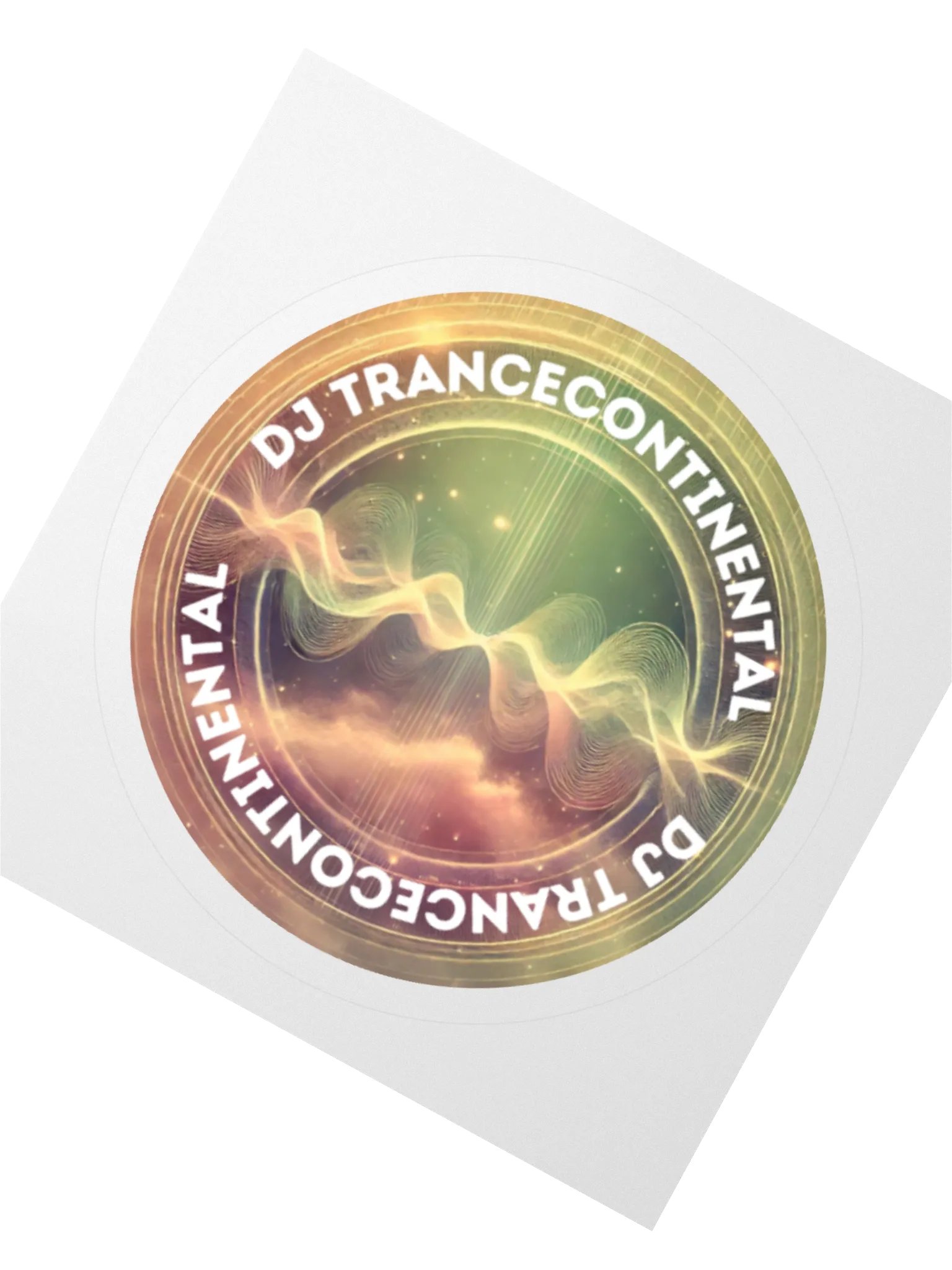 DJ Trancecontinental Logo Sticker product image (2)