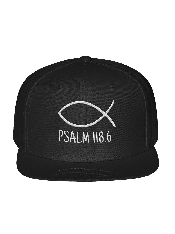 Christian Symbol Psalm 118:6 Hat product image (1)