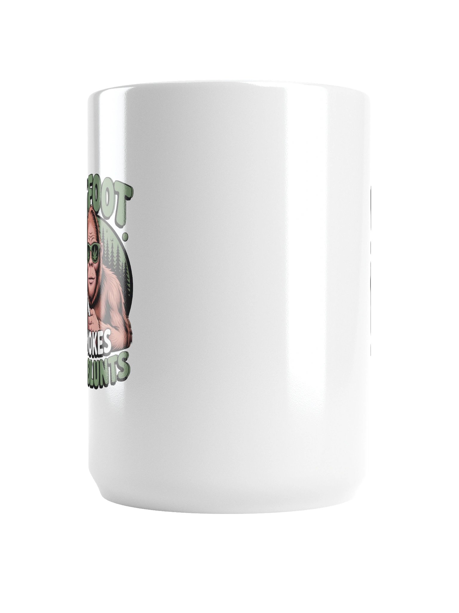Cannabis - Bigfoot Smokes Big Blunts - Design | 15oz Coffee Mug product image (6)