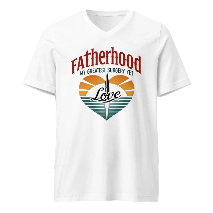 Fatherhood Love Surgery V-Neck Tee product image (1)