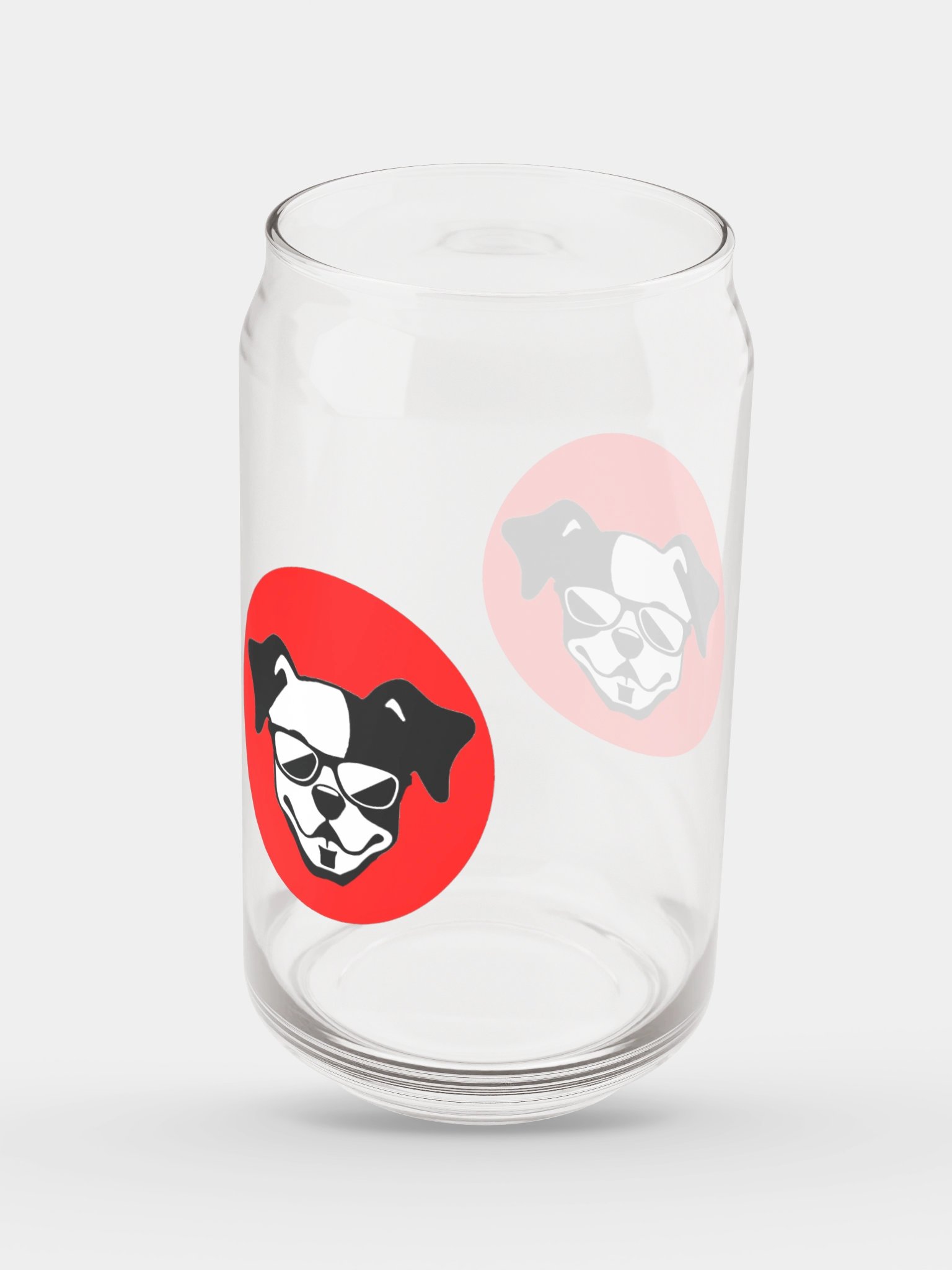 Red Logo Can Shaped Glass product image (2)