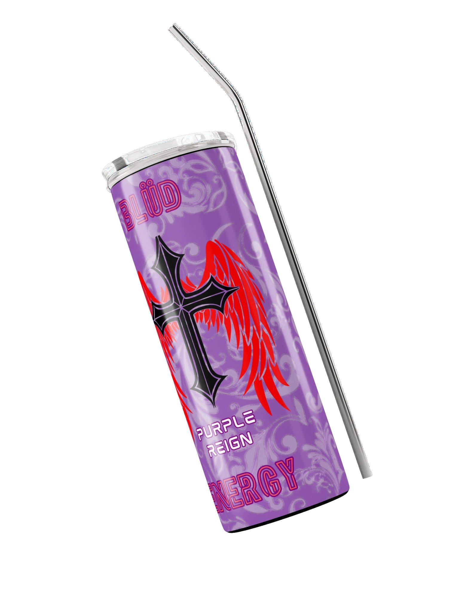 Blüd Energy Purple Reign steel tumbler product image (3)