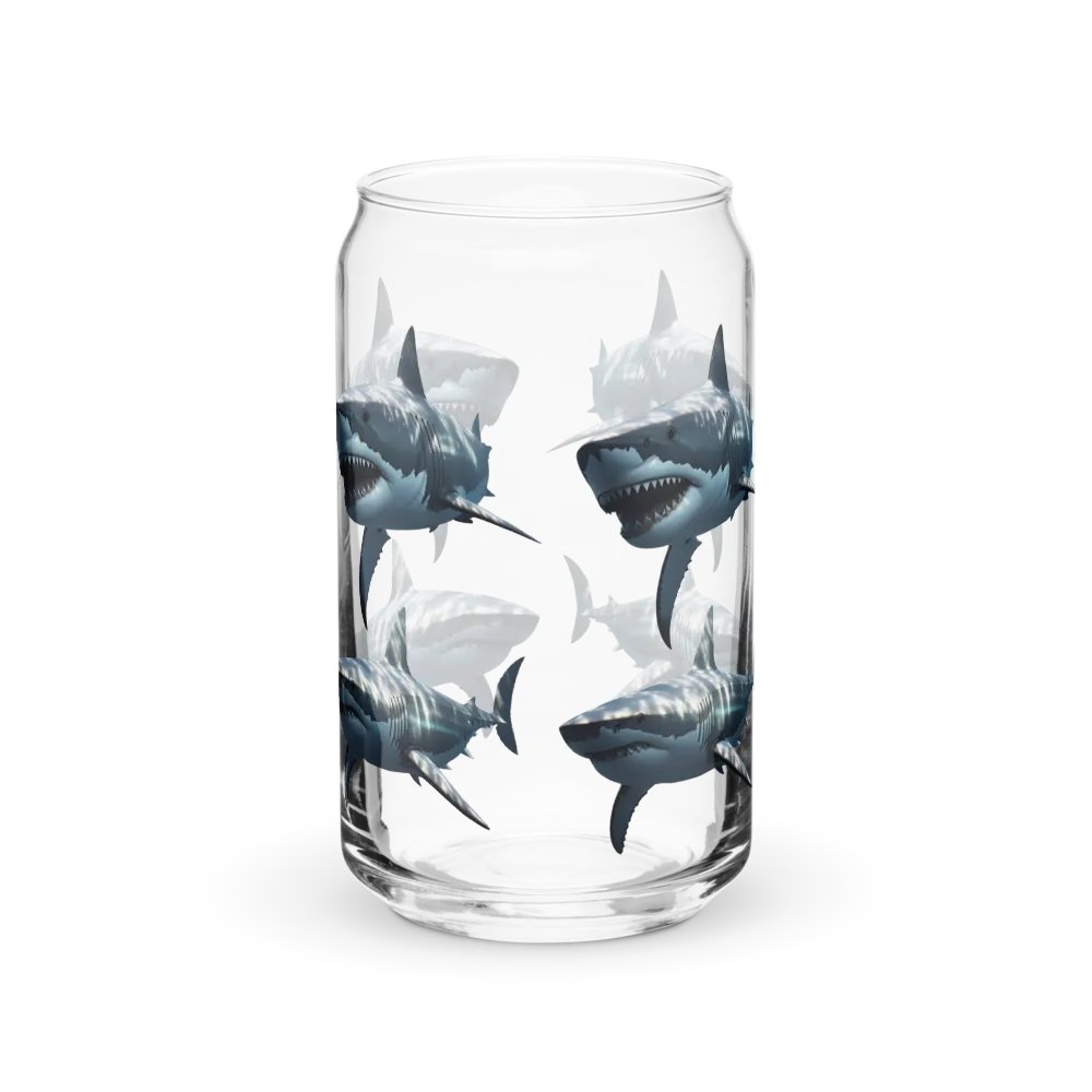 Shark Attack Can-Shaped Glass product image (38)