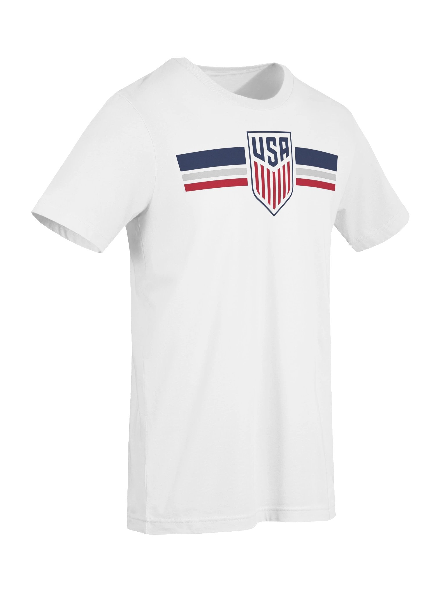 USA Soccer Crest Stripe Women's Fan Tee 2026 World Cup Football Tournament product image (6)