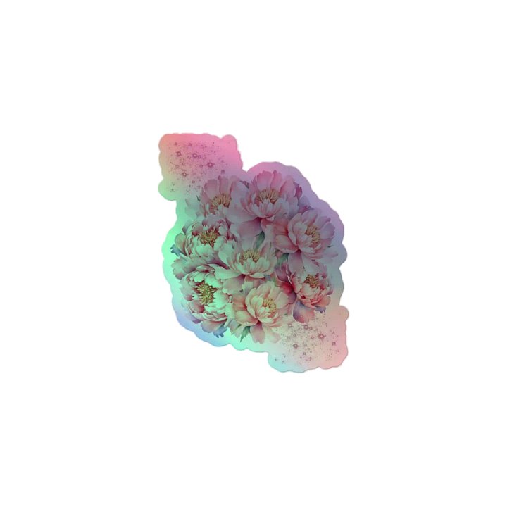 Holographic Peony Paradise Sticker Set product image (1)