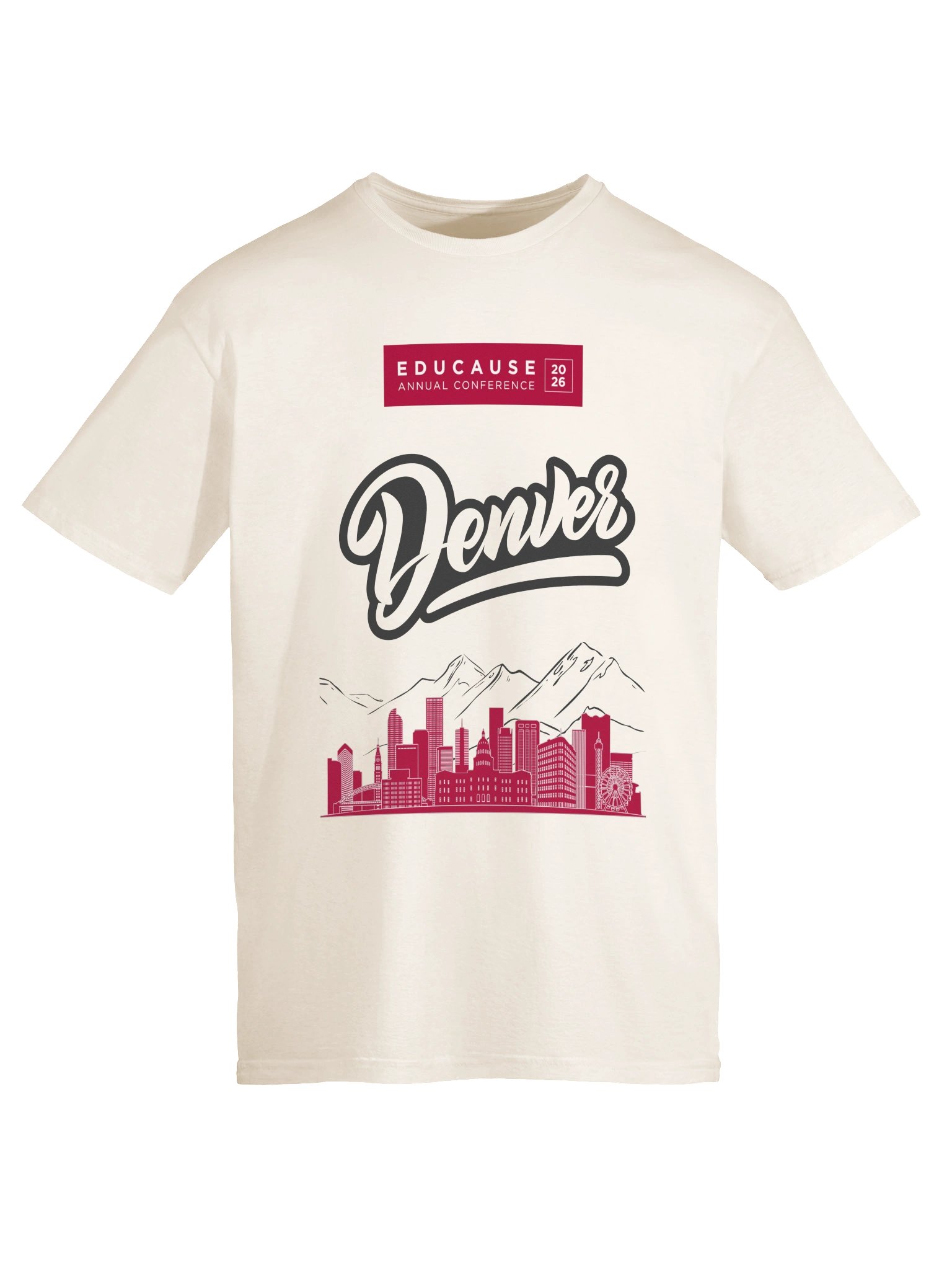 Unisex Denver Cityscape Tee Light product image (5)
