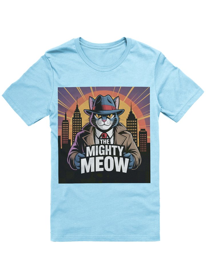 The Mighty Meow Trench Coat Cat T-Shirt product image (3)