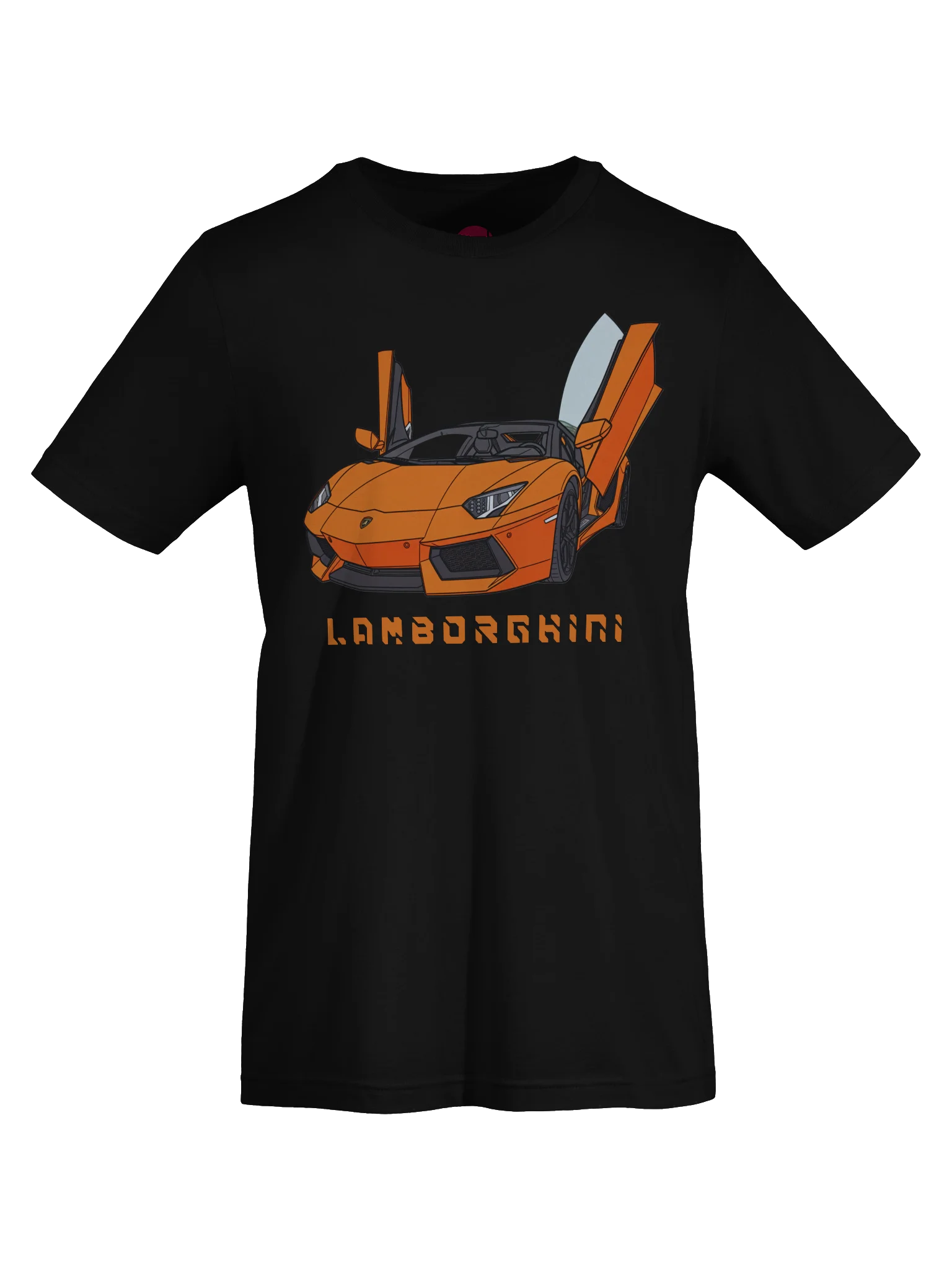 Orange Lamborghini Aventador Shirt (Retro, Sketch, Silhouette) product image (59)