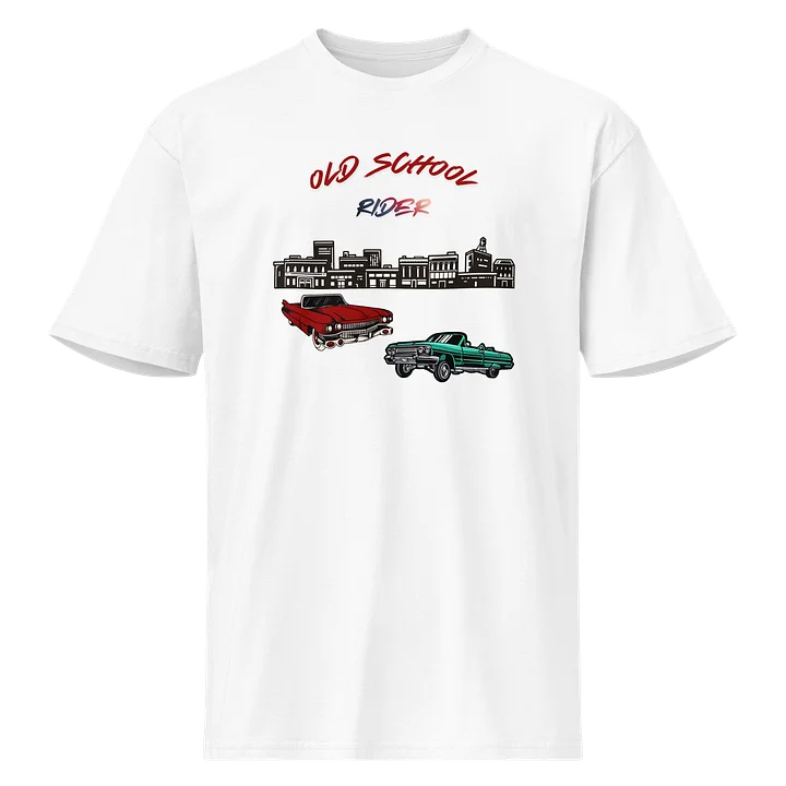 Old School Rider White Tee product image (1)