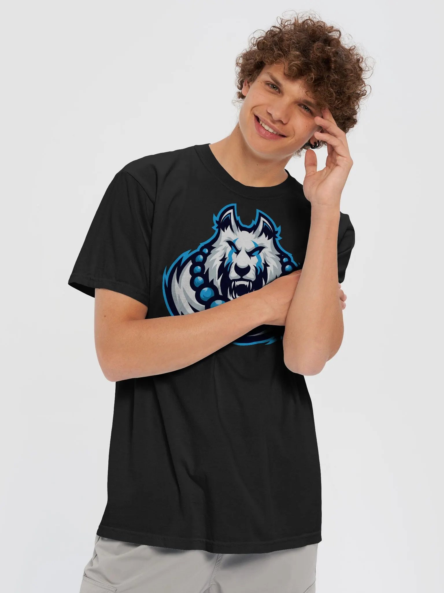 Arctic Wolf Crest Heavyweight T-Shirt product image (5)