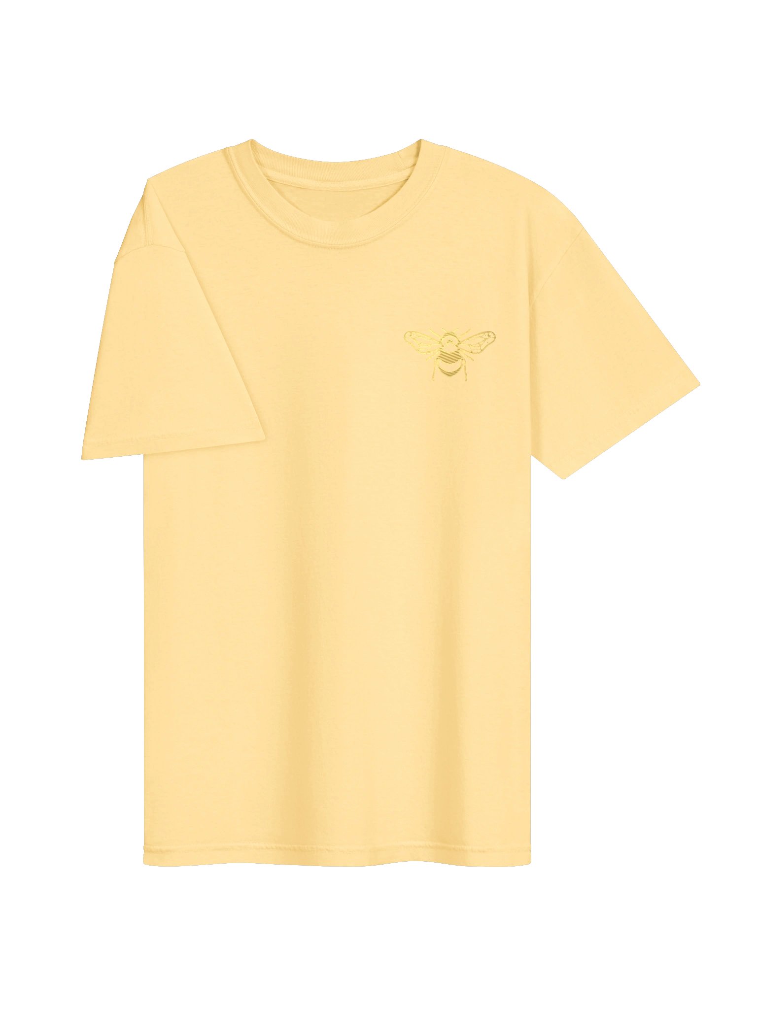 [embroidered] bee logo tee - yellow product image (3)