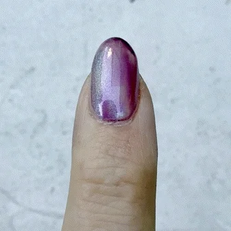 BREAKFAST at the END of TIME - Violet Teal Magnetic Nail Polish product image (10)