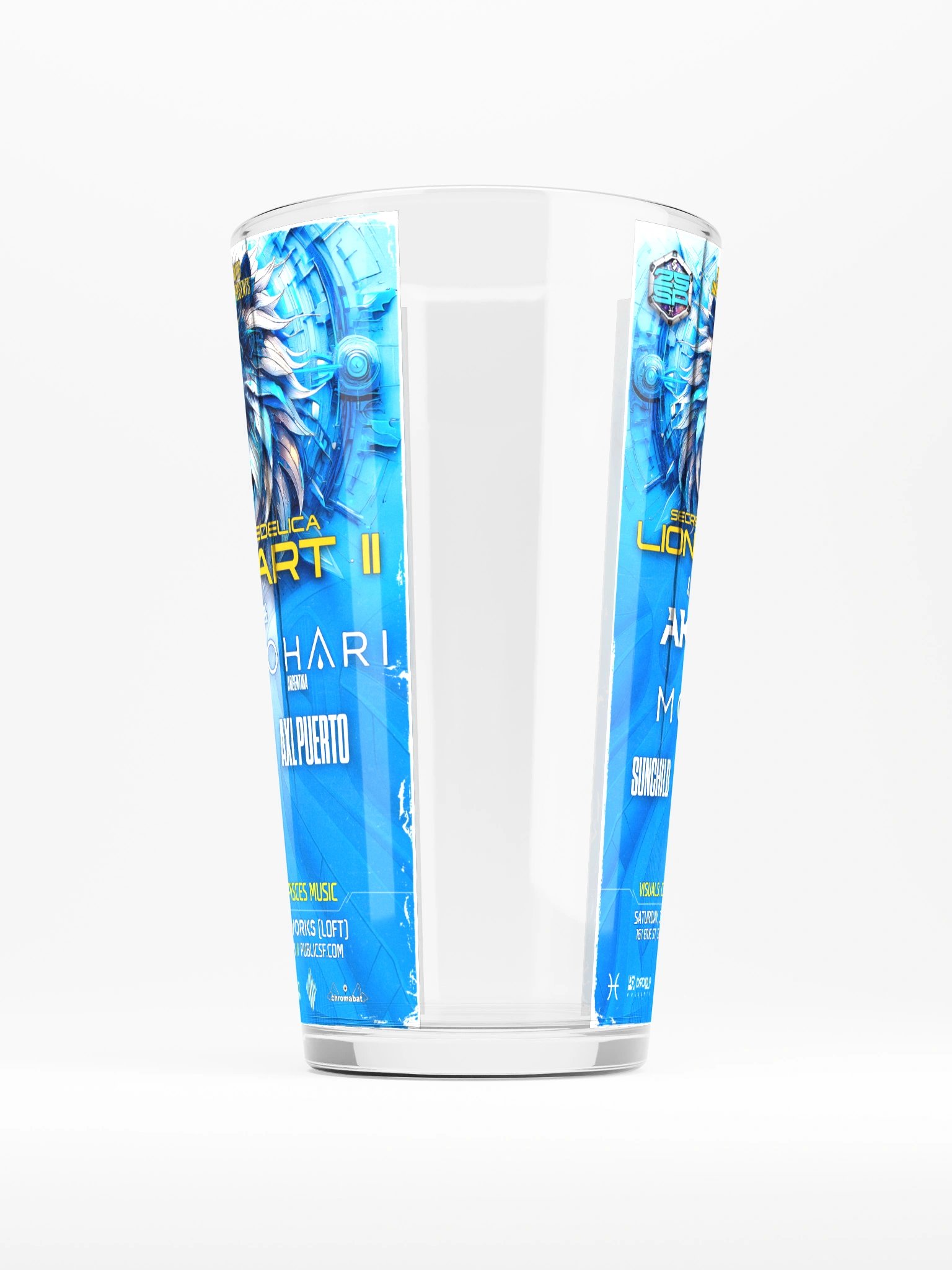Lion Heart II Shaker Pint Glass product image (5)
